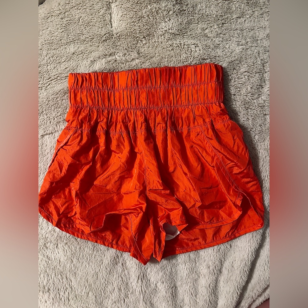 FP Movement by Free People Orange High Waist Athletic Shorts